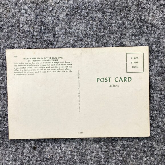 Vtg Gettysburg PA Postcard Lot Of 4 ￼‎ Battlefield Lincoln Speech Memorial Round - Picture 6 of 16